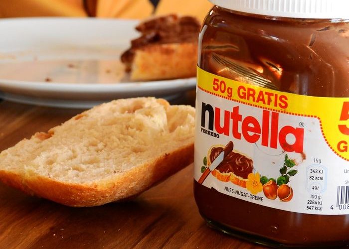 Niezdrowy krem orzechowy dla dzieci
