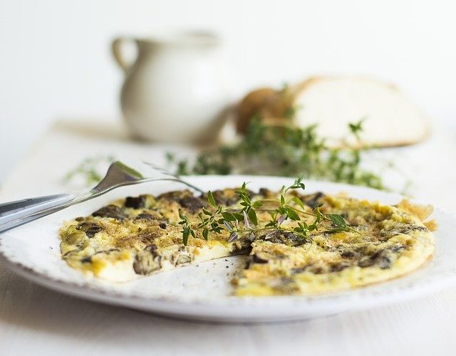 Omlet na słono